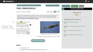 CommonLit Student Preview for Teachers