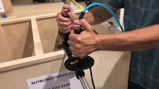 Blind Stapler Demo Video Faceframe