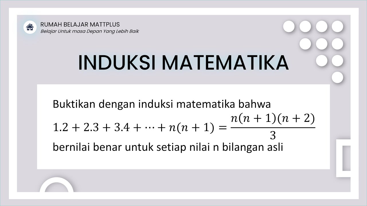 Contoh Pembuktian Dengan Induksi Matematika Dan P - Buickcafe.com