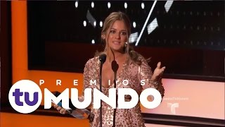 Sabrina Seara triunfa en Premios Tu Mundo 2016 | Premios Tu Mundo 2016 | Entretenimiento