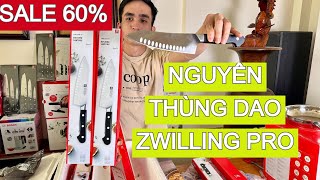 Nguyên thùng dao Zwilling pro về ShibShop
