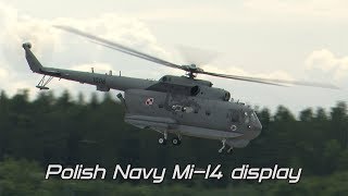 Extremely rare Polish Navy Mi-14 subhunting demo