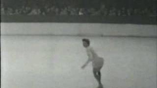 Tenley Albright 1956 US Nationals filmed by Howard Craker