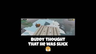 Buddy thought he was slick  😁 #roblox #clips#ftap