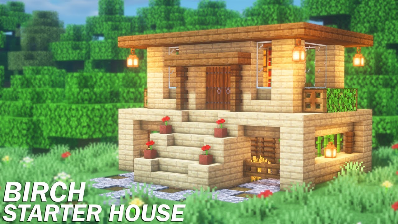 How To Build A Simple Minecraft Starter House At Juan Zuniga Blog