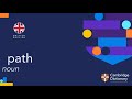 How to pronounce path | British English and American English pronunciation