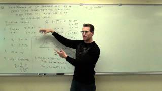 Statistics Lecture 8.3: Hypothesis Testing for Population Proportion