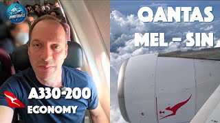 Fly Melbourne to Singapore with Qantas | A330 Economy Class