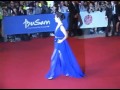 actress moon geun young almost fall at busan international film festival 2012