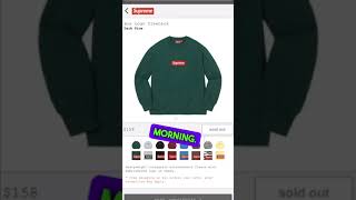 Supreme Box Logo Resell is Dead?! #shoes #sneakers #shorts