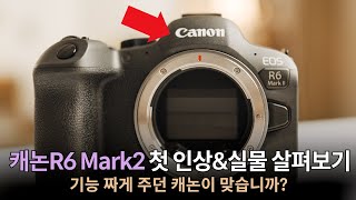 드디어 완전해진 캐논의 미러리스?? EOS R6 Mark2 첫 인상과 실물 살펴보기