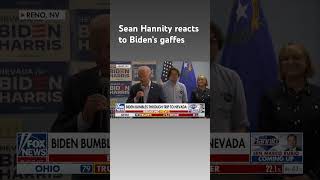 Sean Hannity: Biden's trip is not going well #shorts