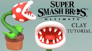 Making The Piranha Plant From Super Smash Bros. Using Polymer Clay (Tutorial)