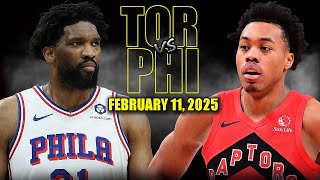 Philadelphia 76ers vs Toronto Raptors Full Game Highlights - February 11, 2025 | NBA Regular Season