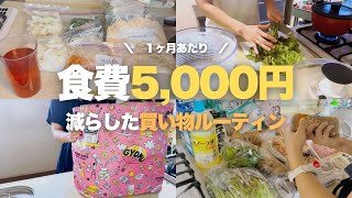 【食費が月5000円減った！】買い物ルーティン🌷｜献立をたてて買い物をしてみよう✨