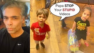 Karan Johar Son Yash Johar ANGRY And SHOUTS On Him For Recording Everything At Home During Lock Down