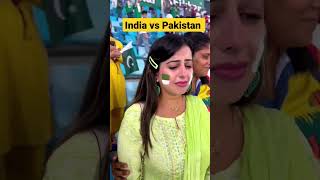 Emotional Pakistani girls during India vs Pakistan Cricket Match #viralvideo #ytshorts #shortvideo