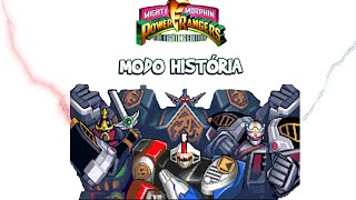 Power Rangers Fight Edition (snes)- Modo História Thunder Megazord/Hard