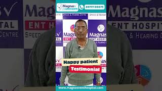 మా అమ్మాయికి వినికిడి వచ్చింది || Happy Father Testimonial || Best ENT Hospital