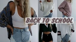 back to school // try-on haul