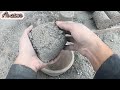 new crumbling video of multi stone sand cement dry floor crumbling super satisfying 🔥