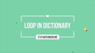 Python Tutorials Bangla 64 | Loop in Dictionary