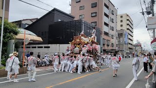 ‎【HD高画質】野堂北組 だんじり 3 平野郷夏祭り 杭全神社 令和5年 2023年‎7月‎13日