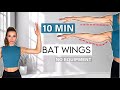 10 MIN BAT WINGS WORKOUT / Get rid Flabby Triceps ! Beginner / No Equipment / No Rep / Katja Believe