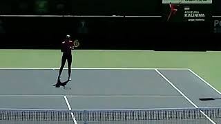 Emma Raducanu (UK, 77) vs Anhelina Kalinina (Ukraine, 29), practice