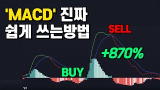 MACD '진짜' 쉽게 쓰는 방법, 이 영상으로 공부하세요.