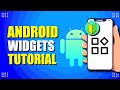 Android Widgets Tutorial (Beginner's Guide)