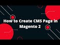 Magento 2 Tutorial in Hindi #18 How to Create CMS Page in Magento 2