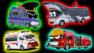 Ice Cream Truck & Baby Shark Bus Siren & Horn Sound Variations Compilation