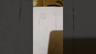 How to draw iPhone 12 Pro Max #Shorts #iPhone12 #iPhone12Promax