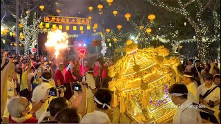 [4K] 龍南殿 煙火表演 舞狮 舞火龍 Leong Nam Temple Celebrates Nine Emperor Gods 10 Oct 2024