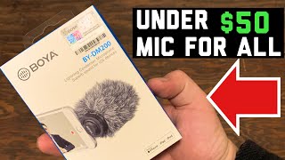 BEST BUDGET MIC UNDER $50 / Unboxing and Review / BOYA BY-DM200 for iPhone