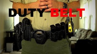 Law Enforcement Duty Belt