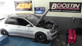 Evo 8 Dyno Tuned @ Boostin Performance - 684whp/529wtq on our Mustang Dyno