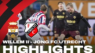 Jong FC Utrecht STRIJDEND ten onder tegen Willem II ⚔️ | HIGHLIGHTS