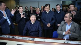 President Xi visits China's leading media providers
