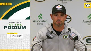 Matt LaFleur: 'There's a lot of improvement out there for us'