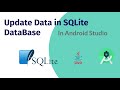 SqliteDataBase #3 : How to Update Data in the SQLite Database