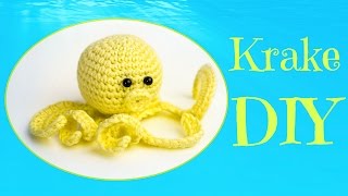 Krake häkeln 🐠 *Do it Yourself* Amigurumi | Meeresbewohner | by justMiko