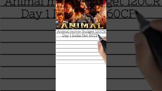Animal Box office collection, Ranbir Kapoor, Bobby Deol, Animal 1 Days Collection #animal #shorts