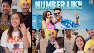 Number Likh - Tony Kakkar | Number Likh Neha Kakkar, Tony & Rohanpreet Singh Top Reels | Number Likh