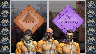 NEW MAPS Ember and Vineyard DZ Clips (CS:GO Danger Zone Highlights)