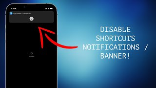 How to Disable Shortcuts Notifications/Banner on iOS (New Method in Description, Windows Required)