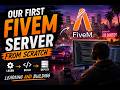 Our first FiveM server from scratch using AI | Learning and building