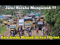 Jalur Neraka Mengamuk || Akibat Jalan Licin Terjadi Kekacauan Terburuk Di Batu Jomba