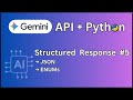 Structured Responses with Gemini AI and Python | JSON Output using Pydantic & GenAI